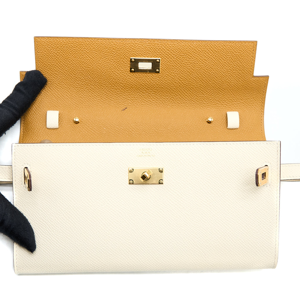 HERMES CLASSIC KELLY TO GO EPSOM NATA/SESAME GHW