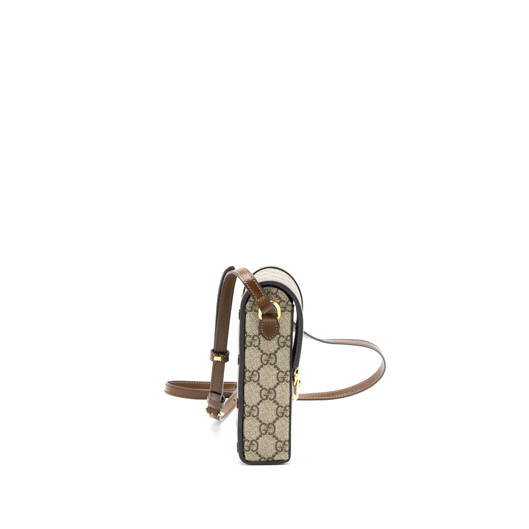 GUCCI HORSEBIT 1955 MINI BAG GG SUPREME GHW