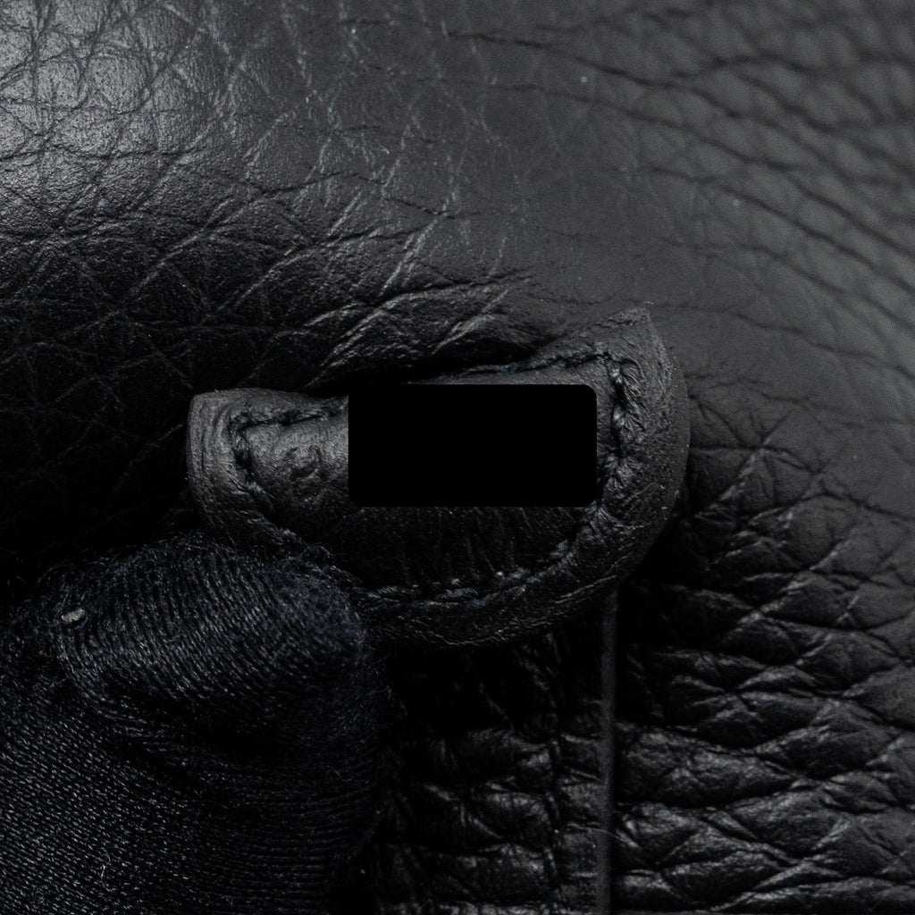 HERMES MINI EVELYN CLEMENCE BLACK GHW