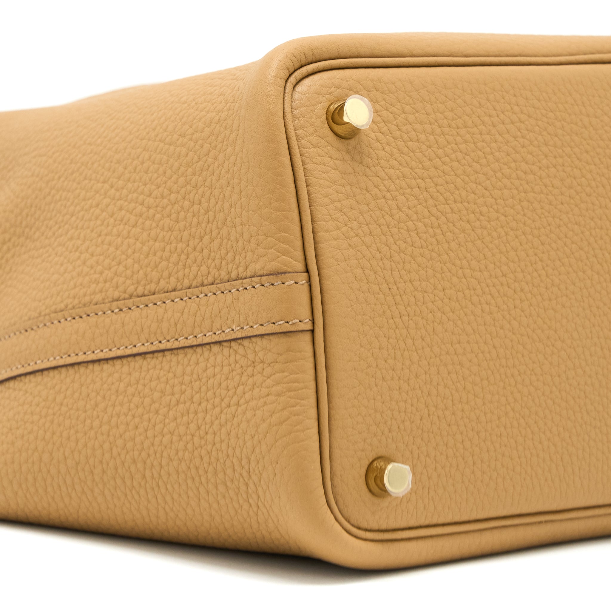 HERMES PICOTIN 18 LOCK BAG CLEMENCE 4B BISCUIT GHW