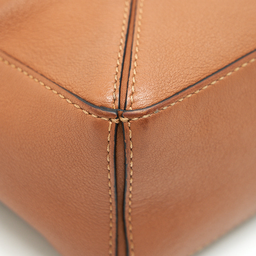 LOEWE MINI PUZZLE BAG IN TAN