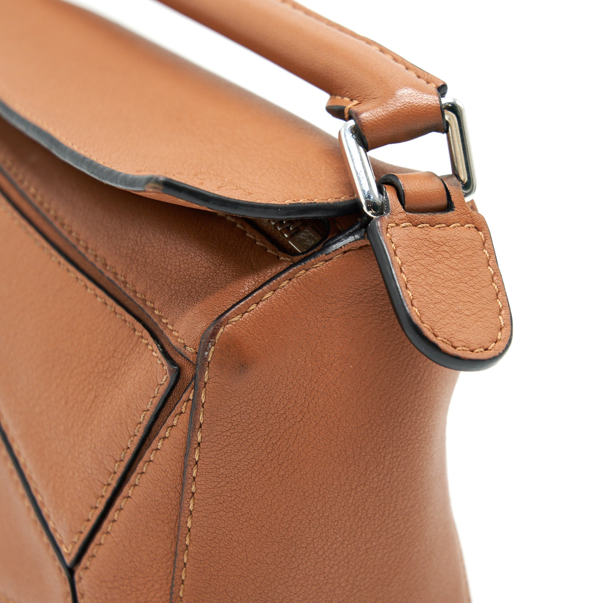 LOEWE MINI PUZZLE BAG IN TAN