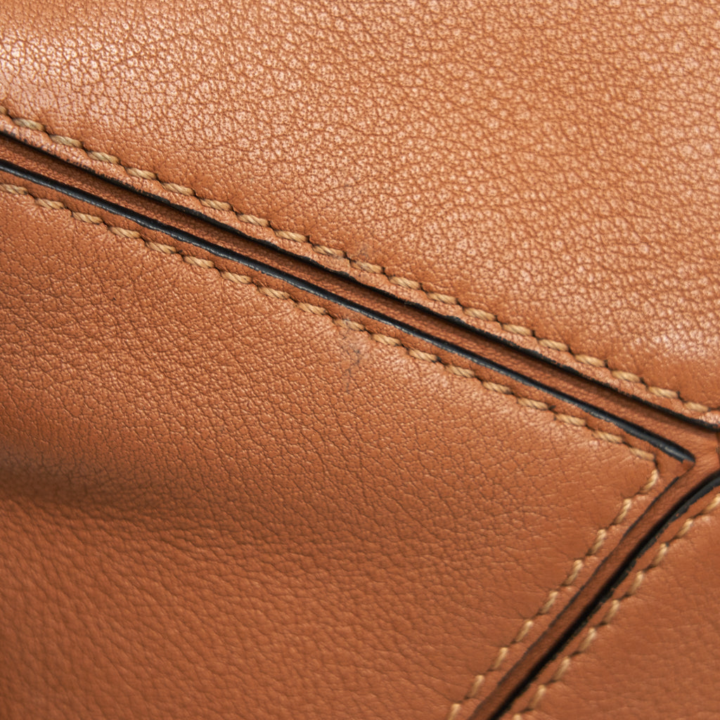 LOEWE MINI PUZZLE BAG IN TAN