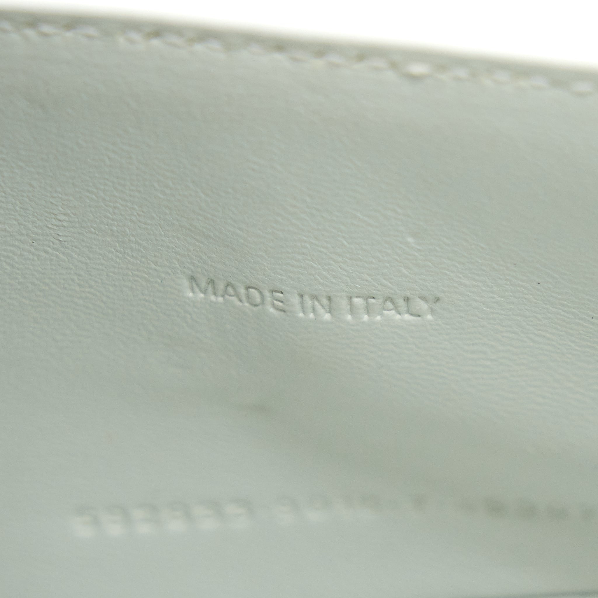 BALENCIAGA HOURGLASS XS CROC EMBOSSED CALFSKIN WHITE GHW