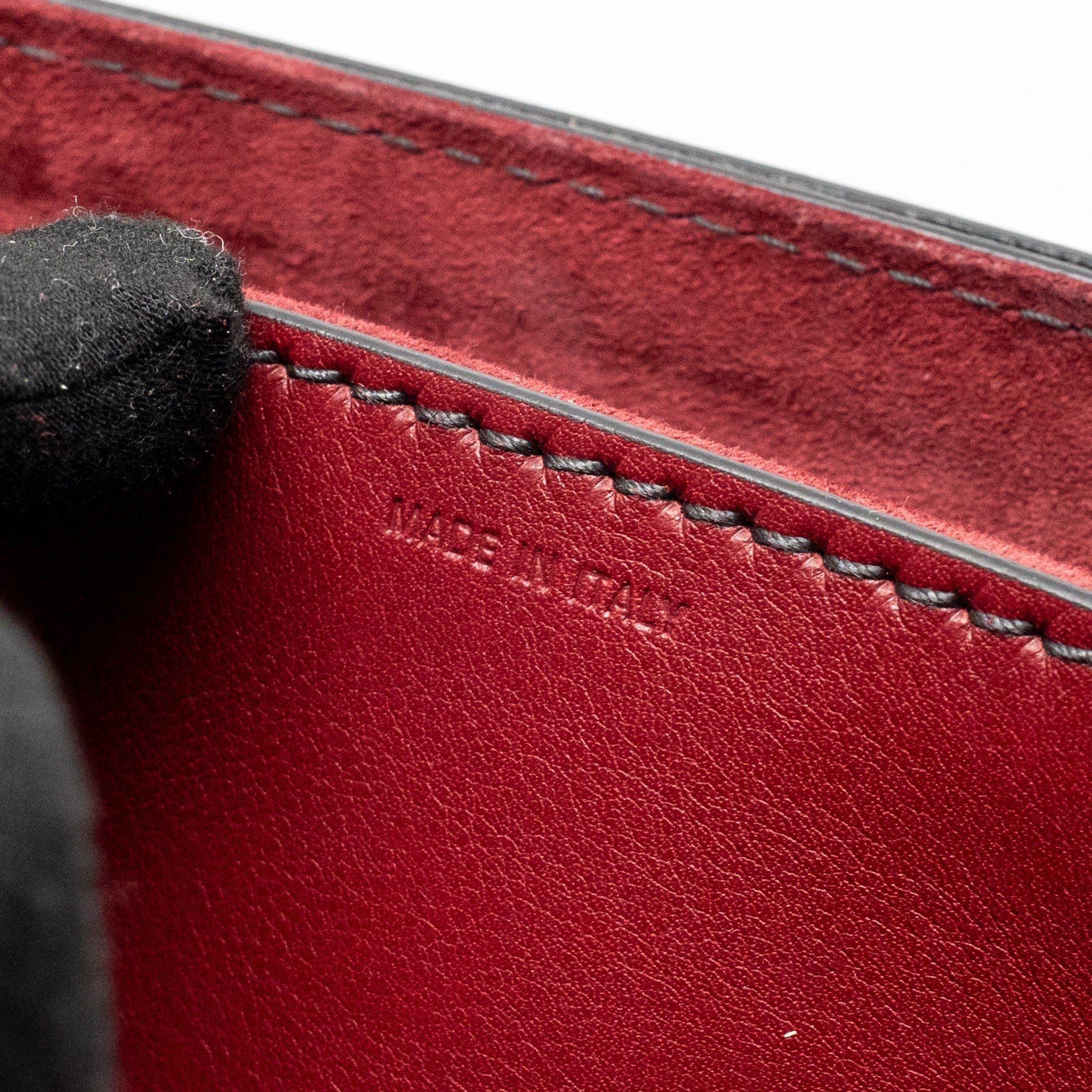 DIOR DIOREVOLUTION FLAP BAG DARK RED CALFSKIN GHW