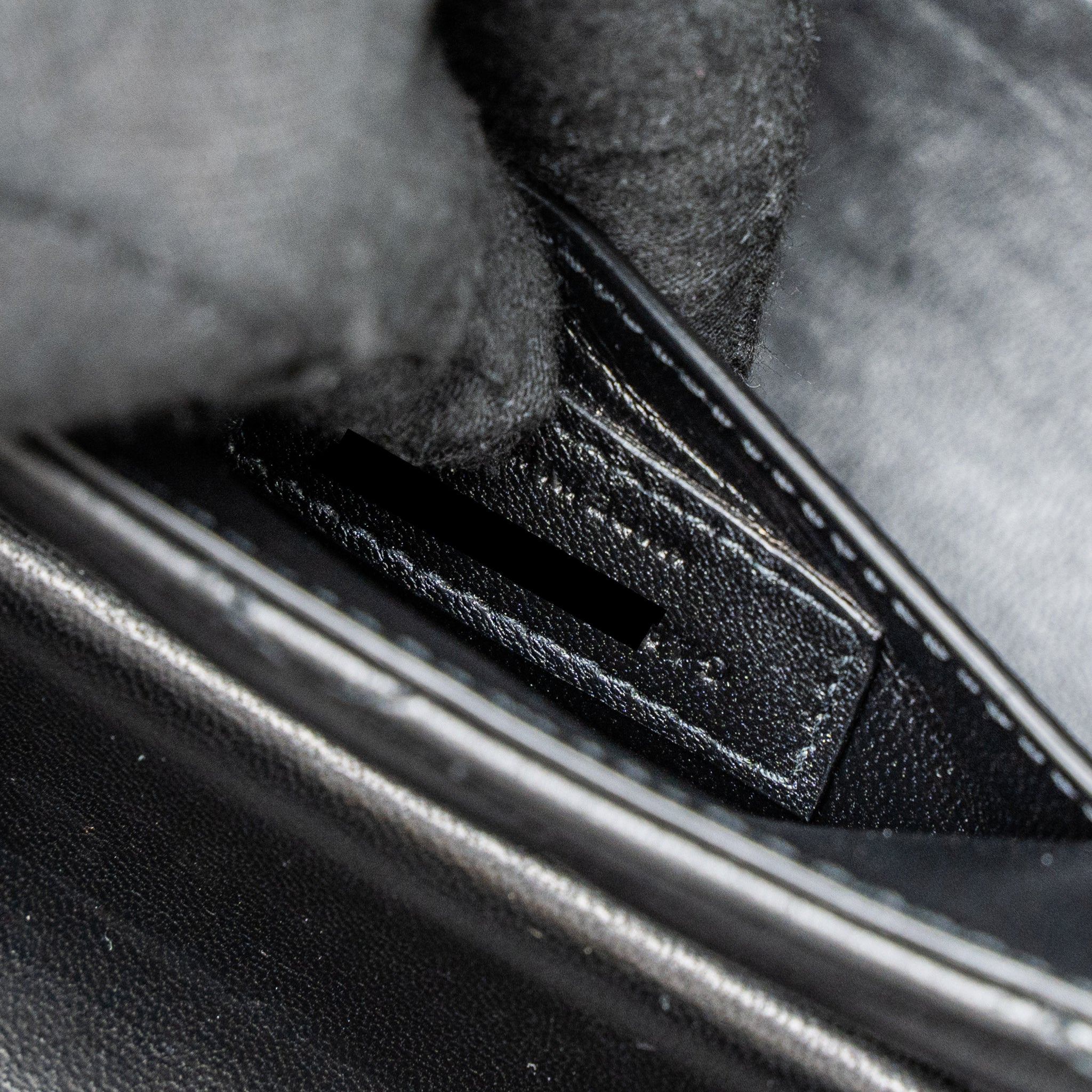 SAINT LAURENT JUNE BOX BAG LAMBSKIN BLACK GHW