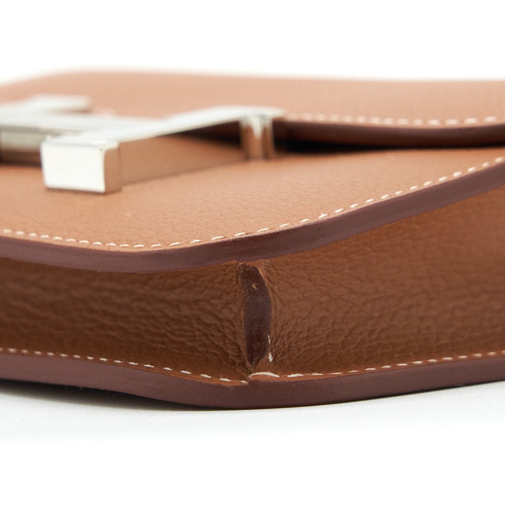 HERMES CONSTANCE SLIM EVERCOLOR GOLD SHW