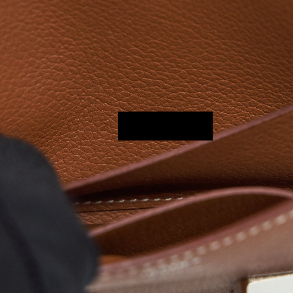 HERMES CONSTANCE SLIM EVERCOLOR GOLD SHW