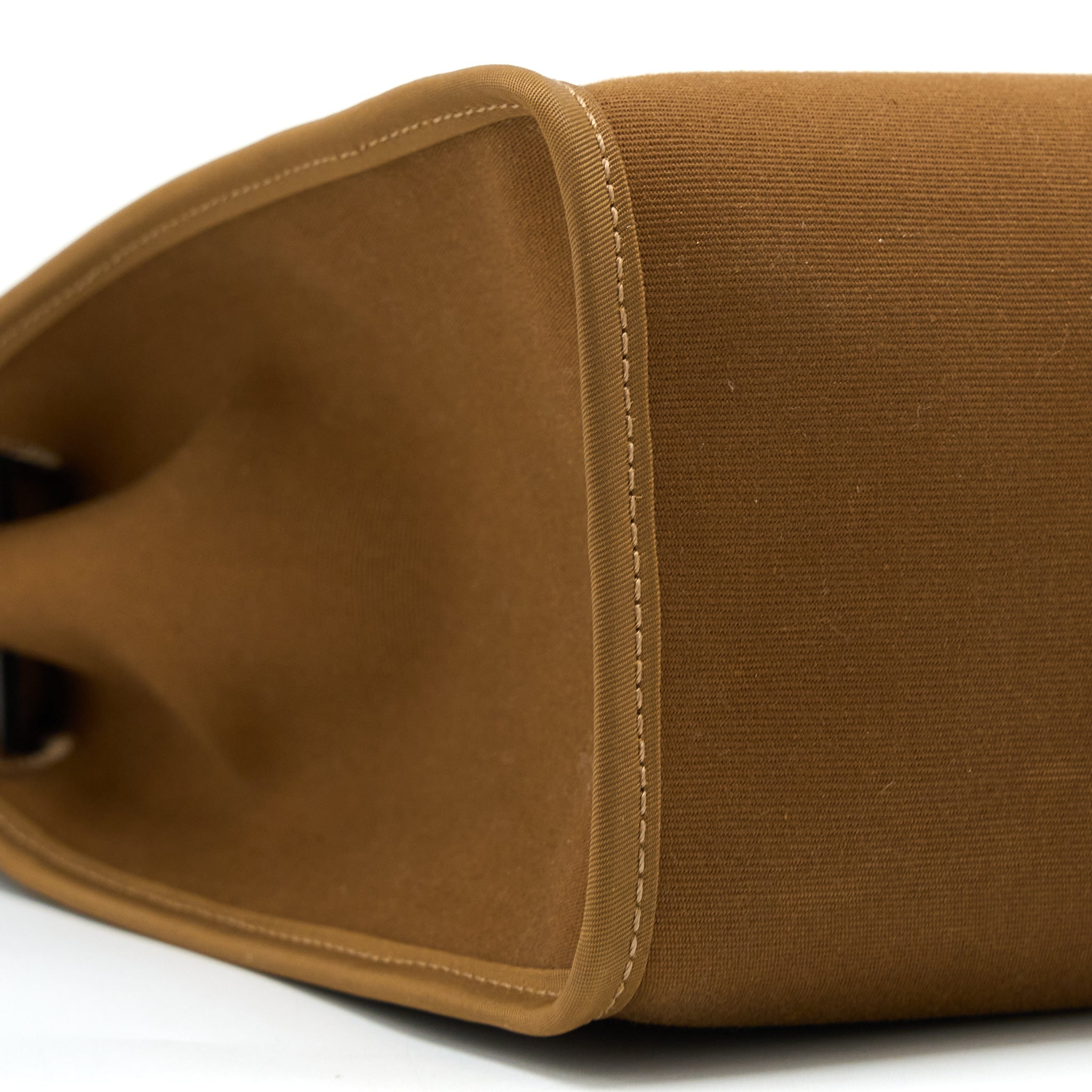 HERMES HERBAG 31 ZIP BAG CANVAS/HUNTER ALEZAN/EBENE SHW
