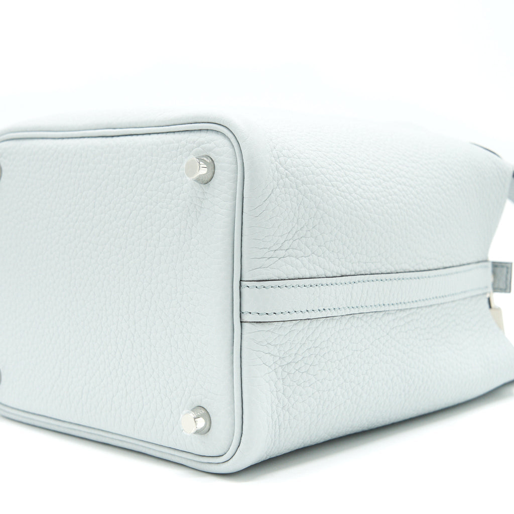 HERMES PICOTIN 18 LOCK BAG BLUE PALE SHW