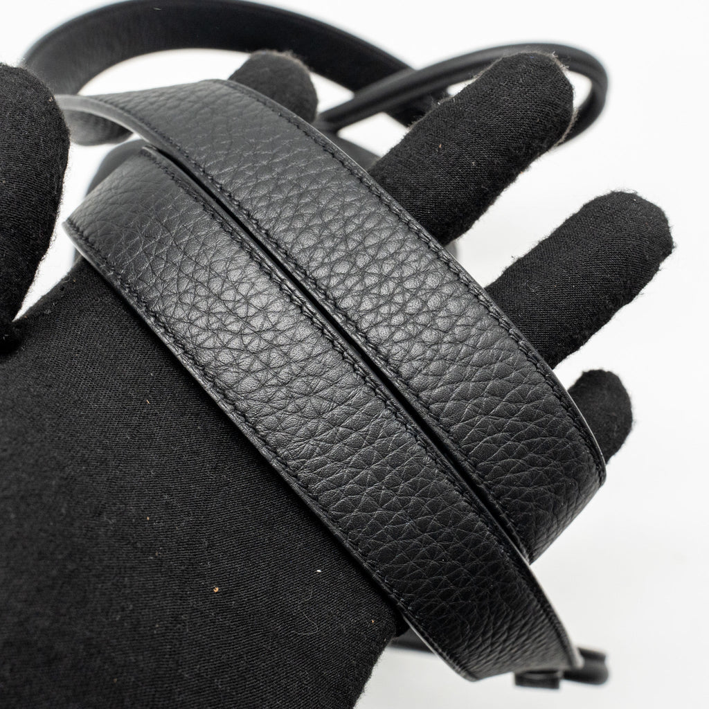 HERMES MINI LINDY II CLEMENCE BLACK SHW