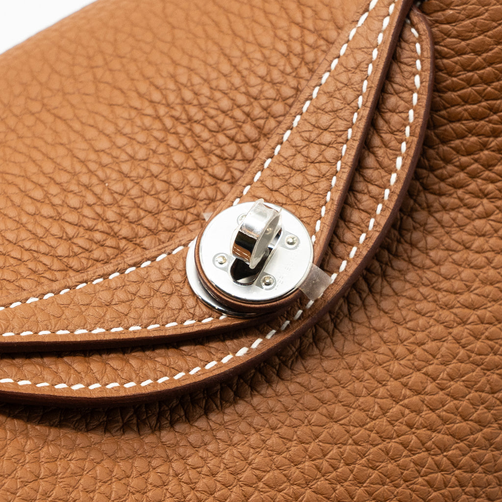 HERMES MINI LINDY CLEMENCE GOLD SHW