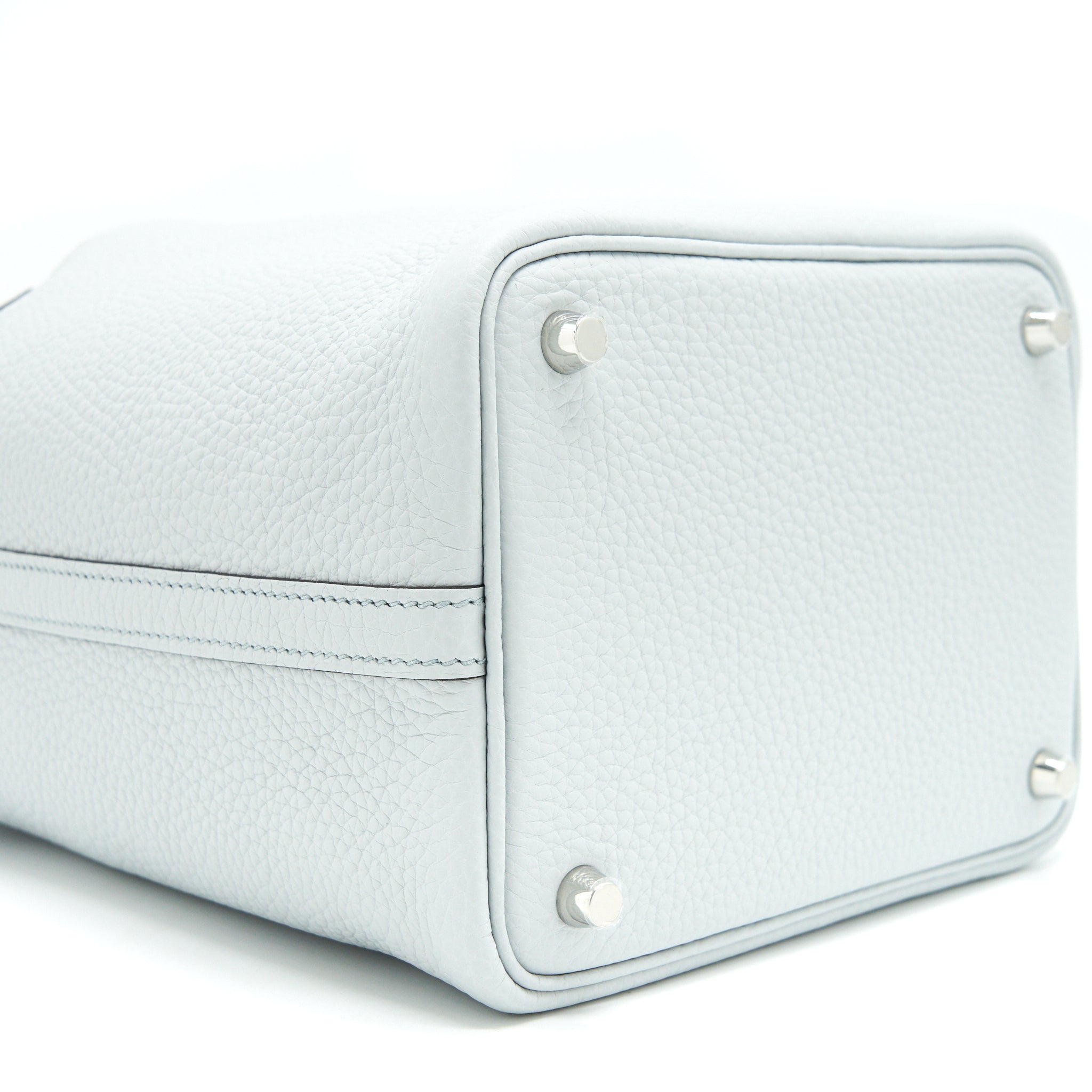 HERMES PICOTIN 18 LOCK BAG 08 BLUE PALE SHW