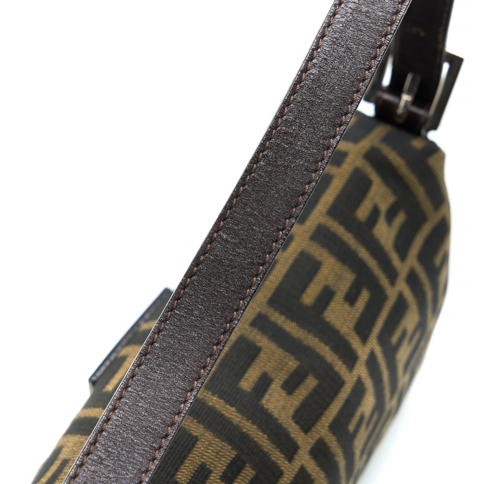 FENDI VINTAGE BAGUETTE SHOUDER BAG FF JACQIARD SHW