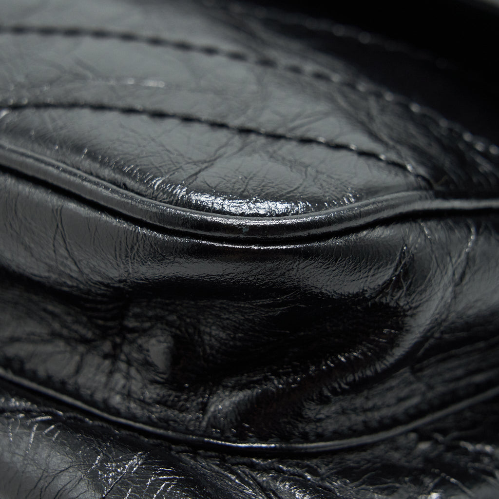 SAINT LAURENT NIKI LARGE BAG IN BLACK AND BLACK HARDWARE