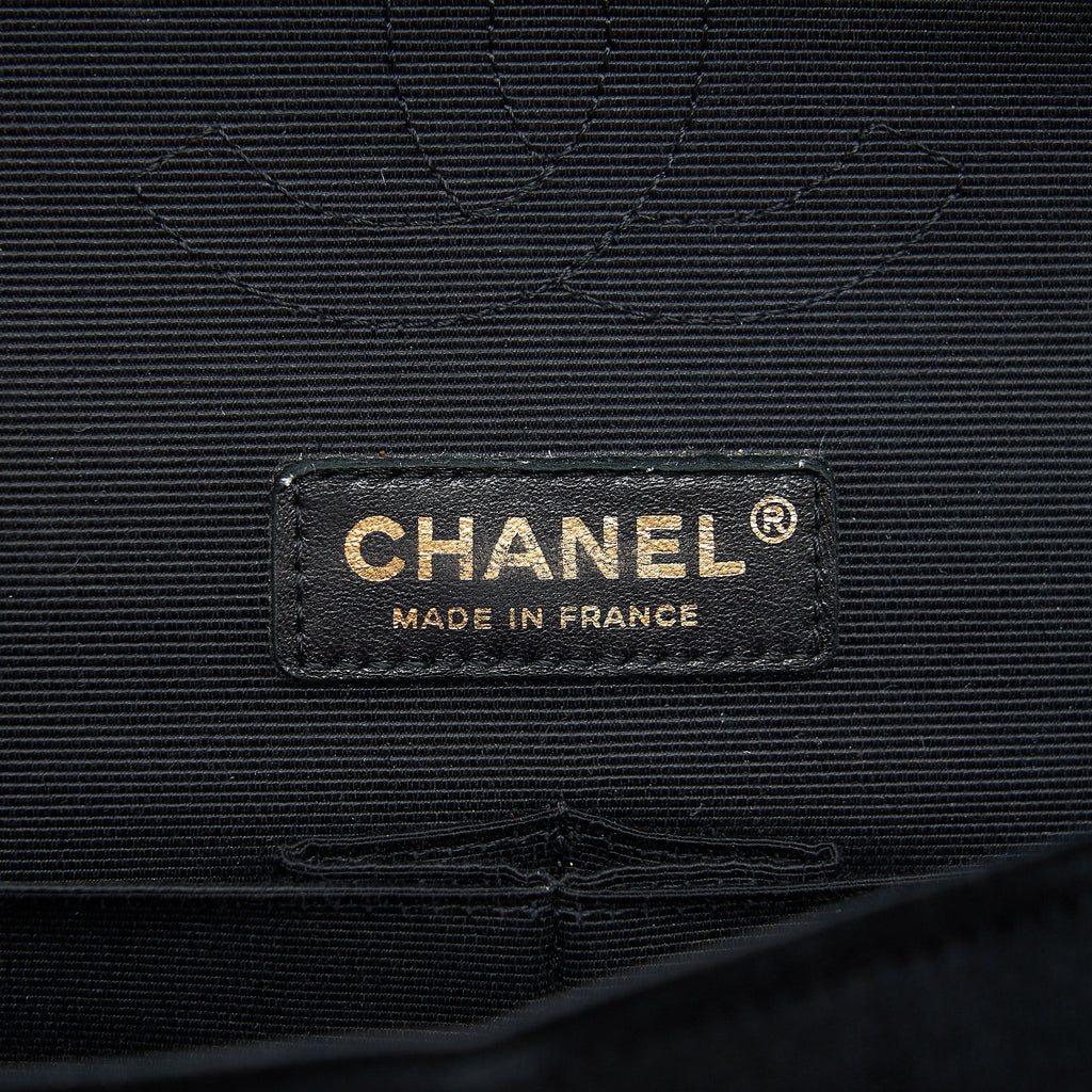 CHANEL VELVET MEDIUM CLASSIC DOUBLE FLAP BAG VELVET BLACK LGHW
