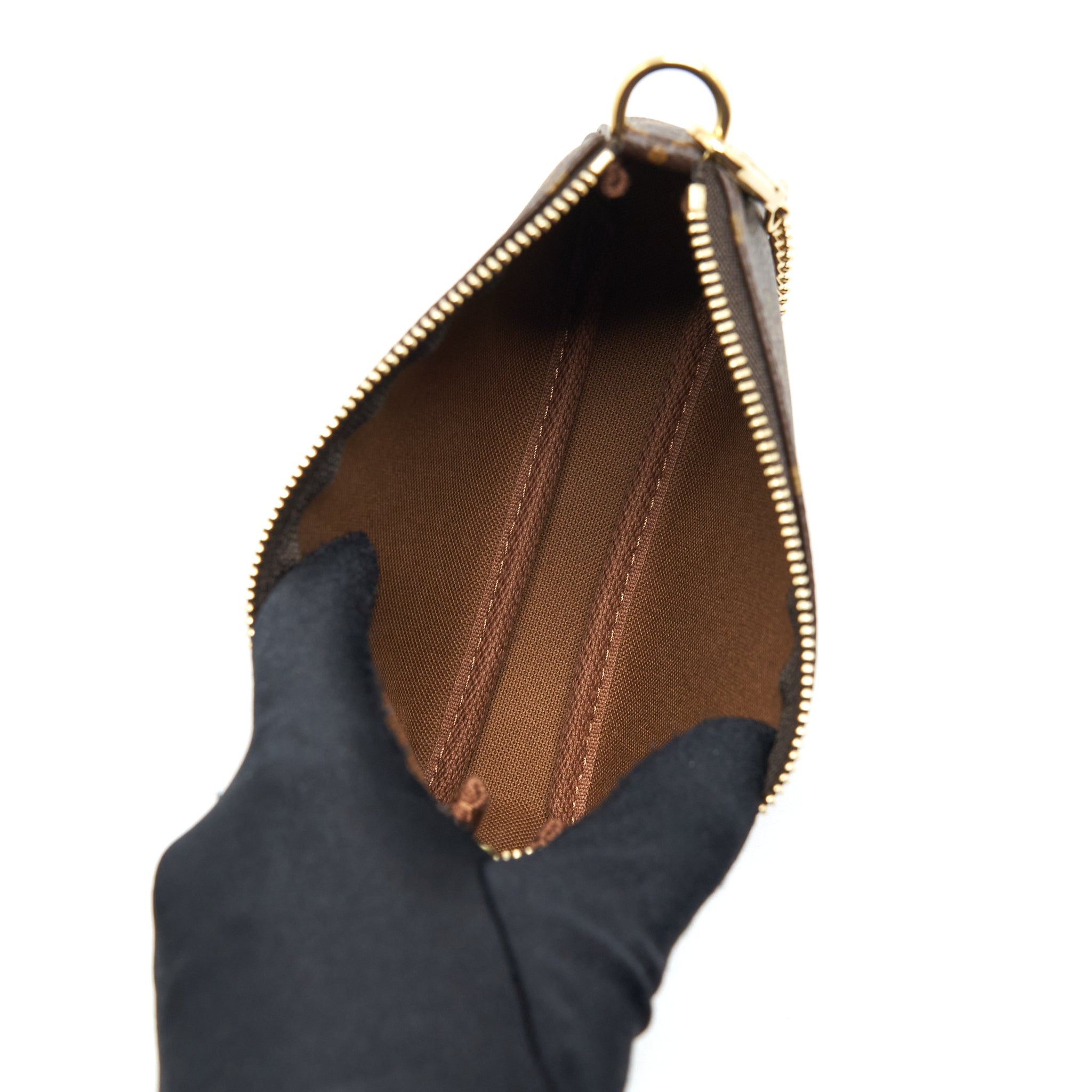 LOUIS VUITTON MINI POCHETTE ACCESSORIES MONOGRAM CANVAS GHW