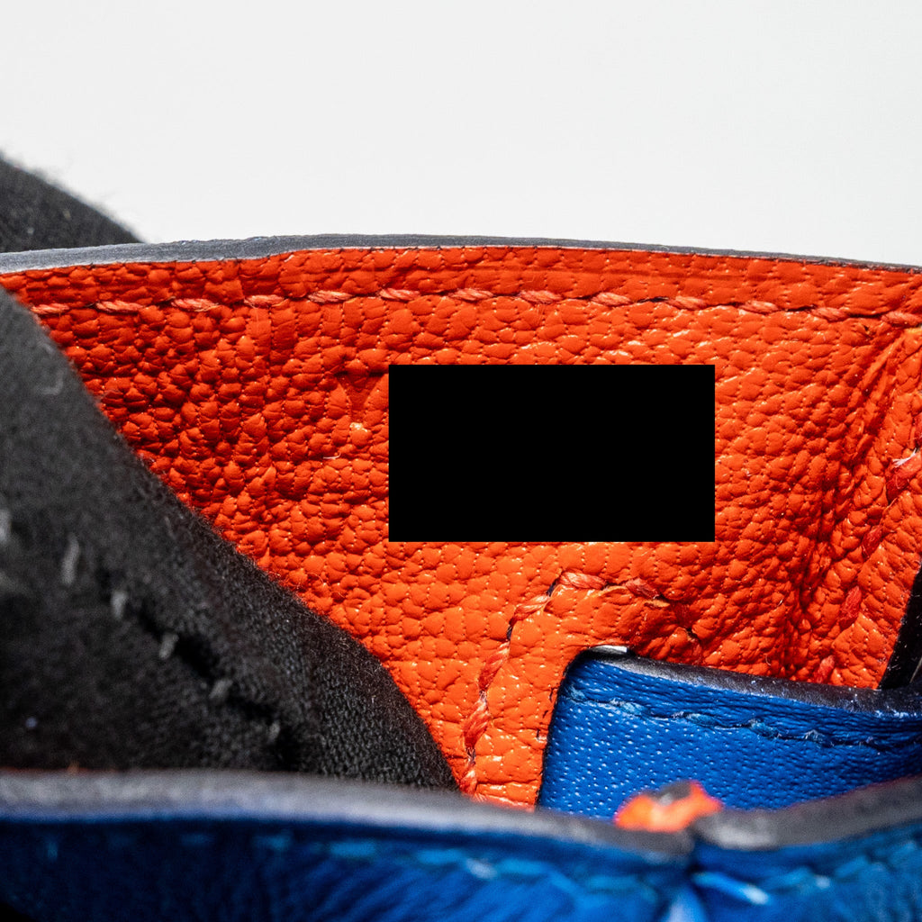 HERMES BIRKIN 25 TAURILLON NOVELLO I7 BLUE ZELLIGE SHW
