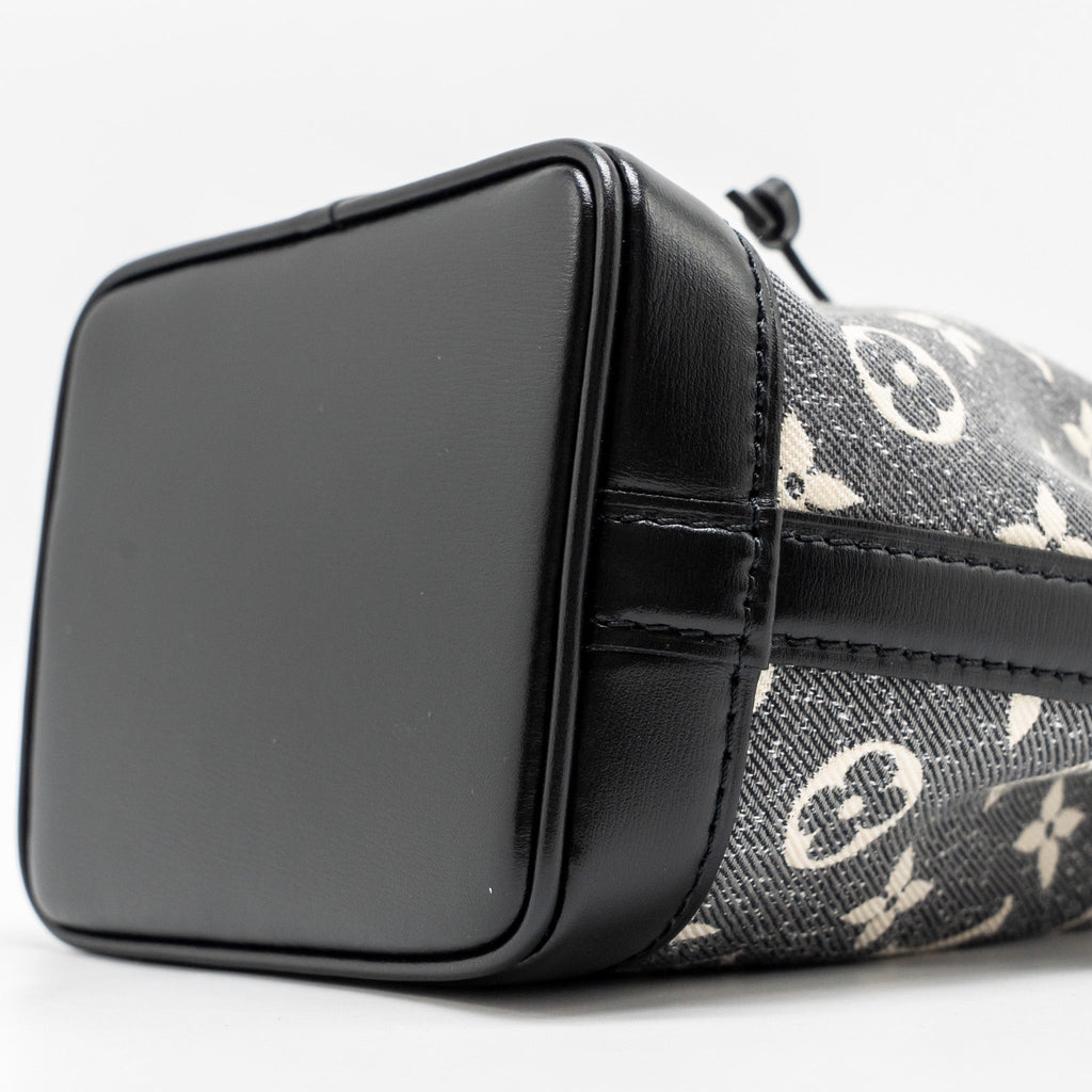 LOUIS VUITTON NANO NOE JACQUARD DENIM BLACK / MULTICOLOR SHW