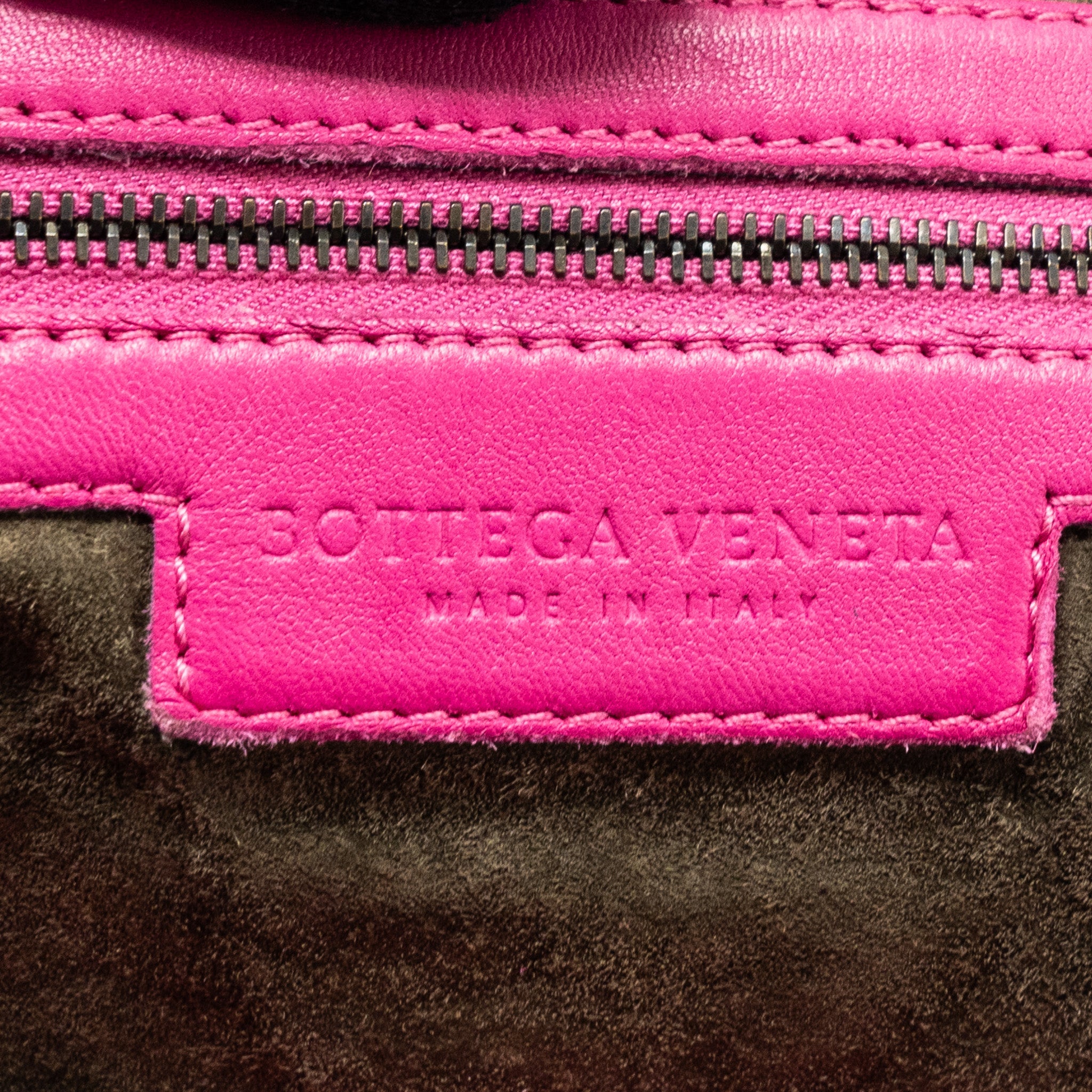 BOTTEGA VENETA INTRECCIATO LARGE SHOULDER BAG NAPPA PINK SHW