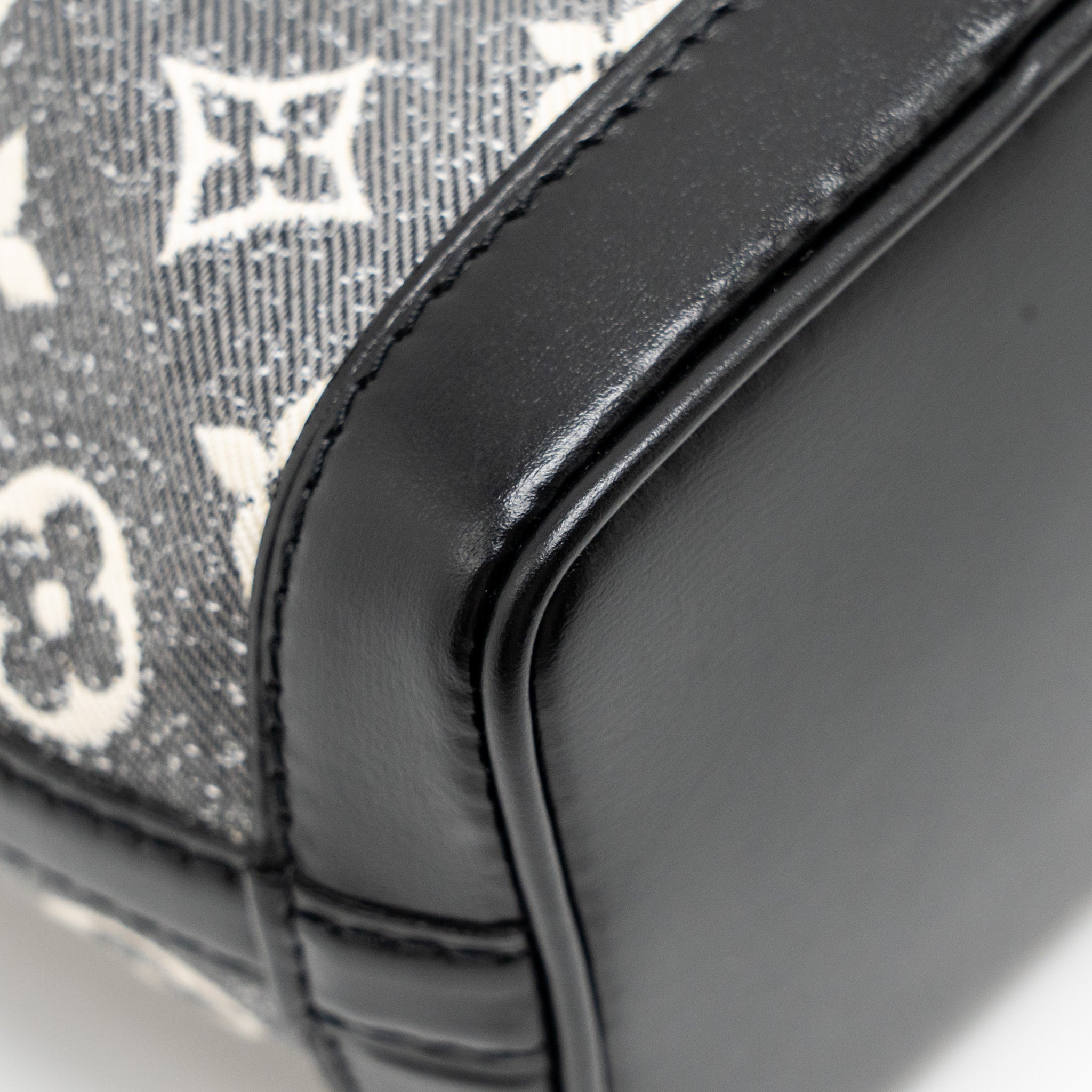 LOUIS VUITTON NANO NOE JACQUARD DENIM BLACK / MULTICOLOR SHW