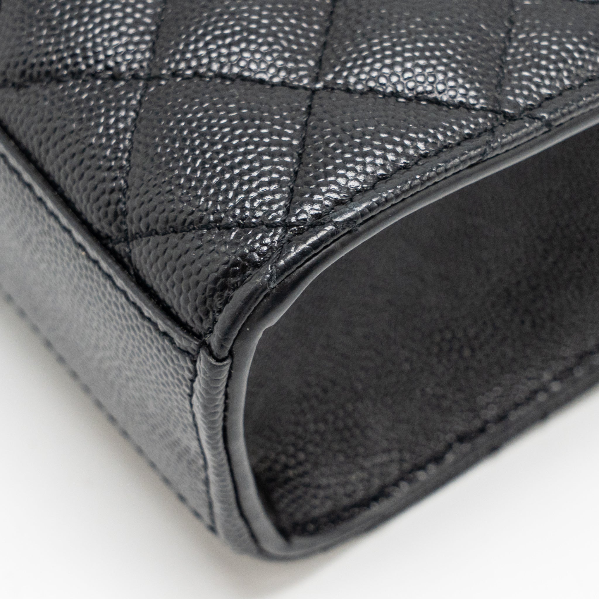 SAINT LAURENT/YSL MEDIUM ENVELOP BAG GRAINED CALFSKIN BLACK SHW