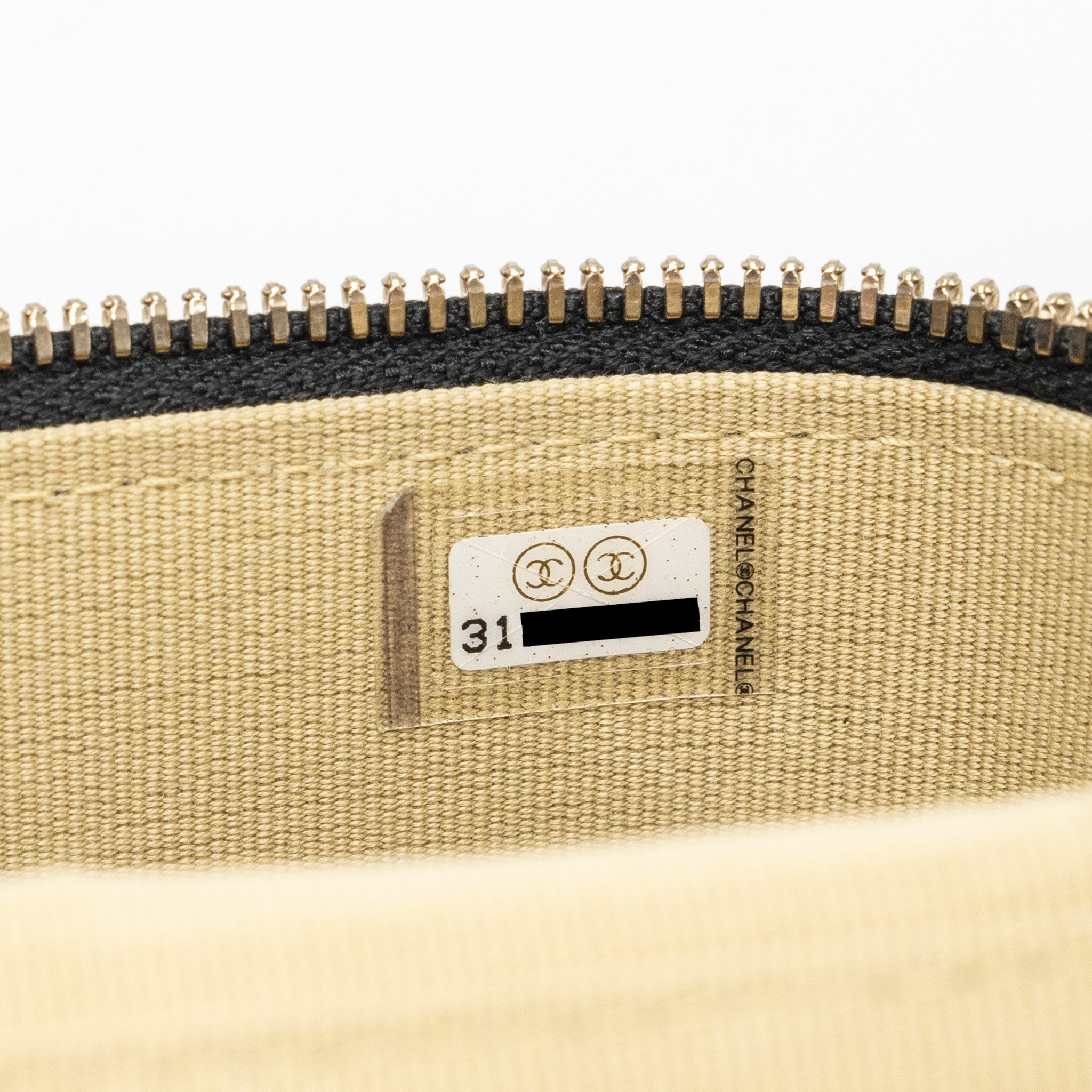 CHANEL PEARL CRUSH MINI VANITY WITH CHAIN LAMBSKIN BLACK GHW