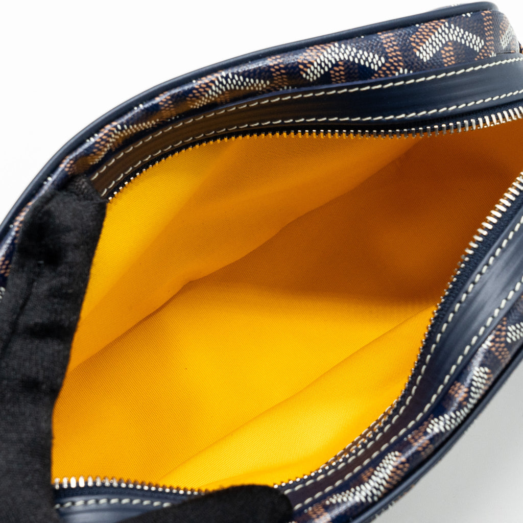 GOYARD CAP VERT PM LIMITED EDITION GOYARDLINE CANVAS BLUE/MULTICOLOUR SHW