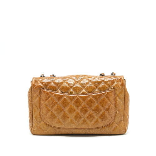 CHANEL SEASONAL FLAP BAG CARAMEL SHW