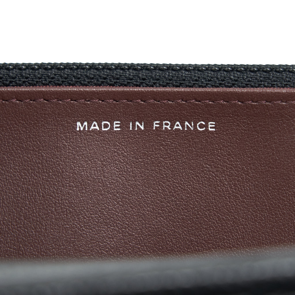 CHANEL CAVIAR CLASSIC WALLET ON CHAIN BLACK CAVIAR SHW