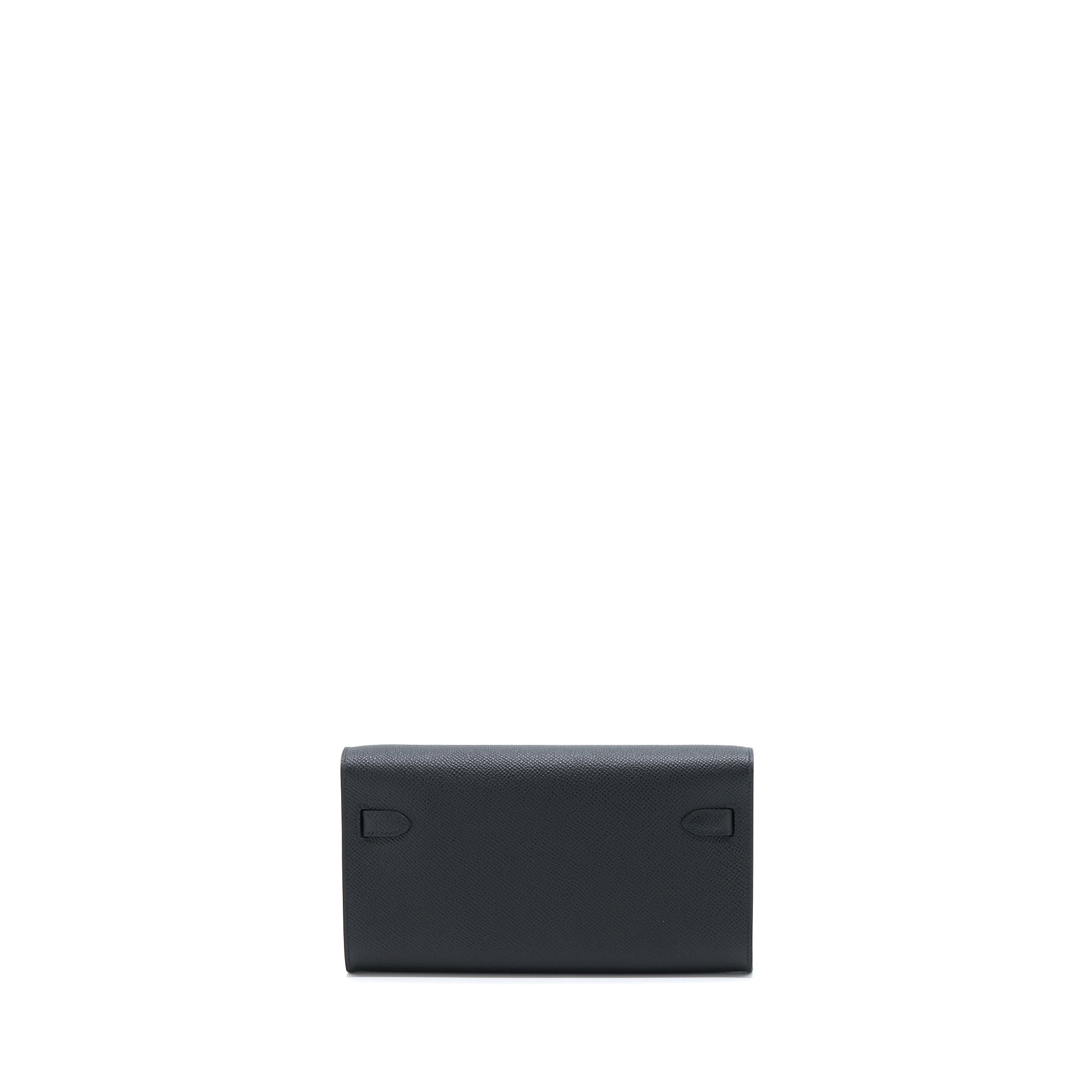 HERMES KELLY TO GO EPSOM BLACK GHW