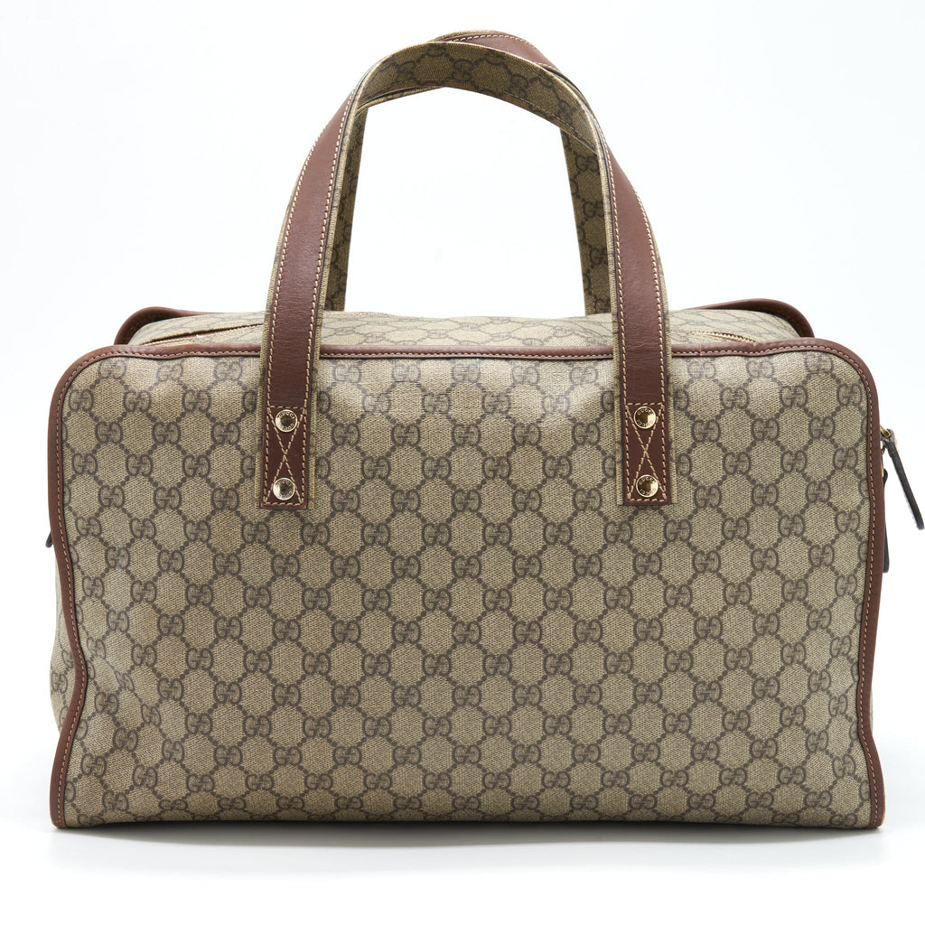GUCCI TOTE BAG GG SUPREME BEIGE/MULTICOLOUR GHW