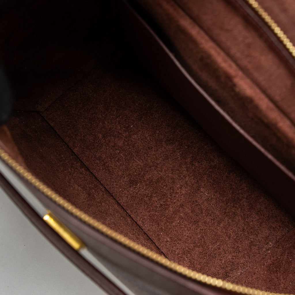 CELINE MICRO BELT BAG GRAINED CALFSKIN BURGUNDY GHW