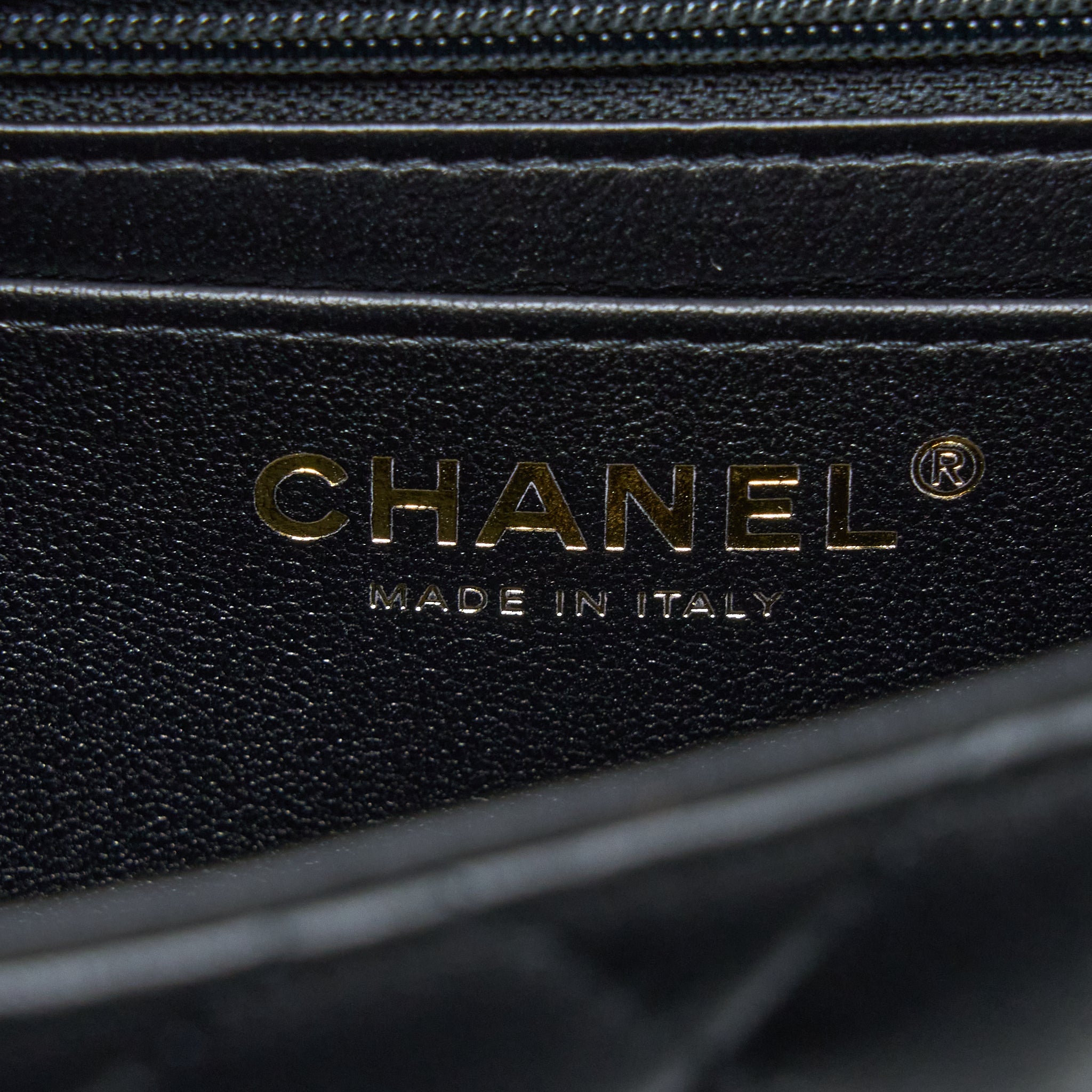 CHANEL TOP HANDLE MINI RECTANGULAR FLAP BAG LAMBSKIN BLACK LGHW (MICROCHIP)