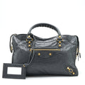 BALENCIAGA CLASSIC CITY BAG GREY GHW