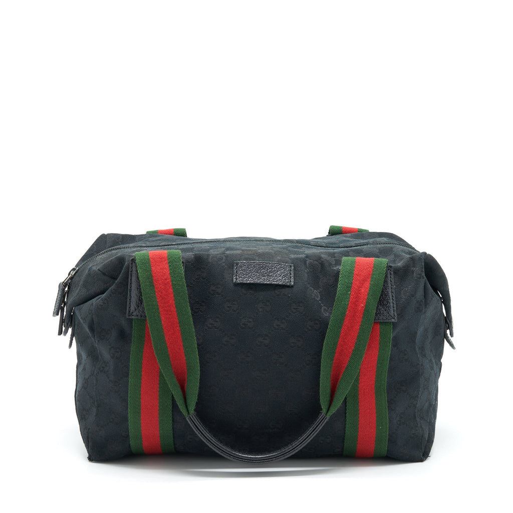 GUCCI TOTE FABRIC GG SUPREME BLACK