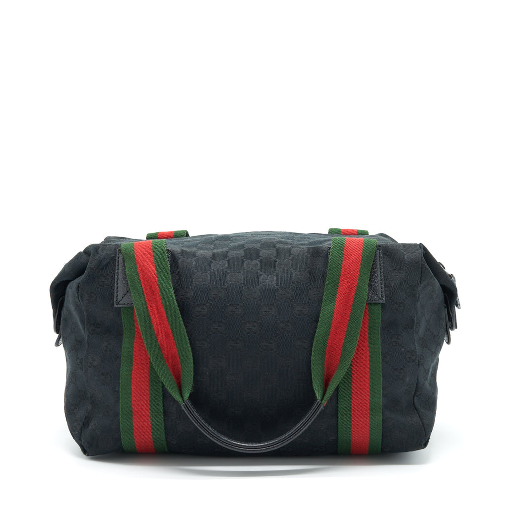 GUCCI TOTE FABRIC GG SUPREME BLACK
