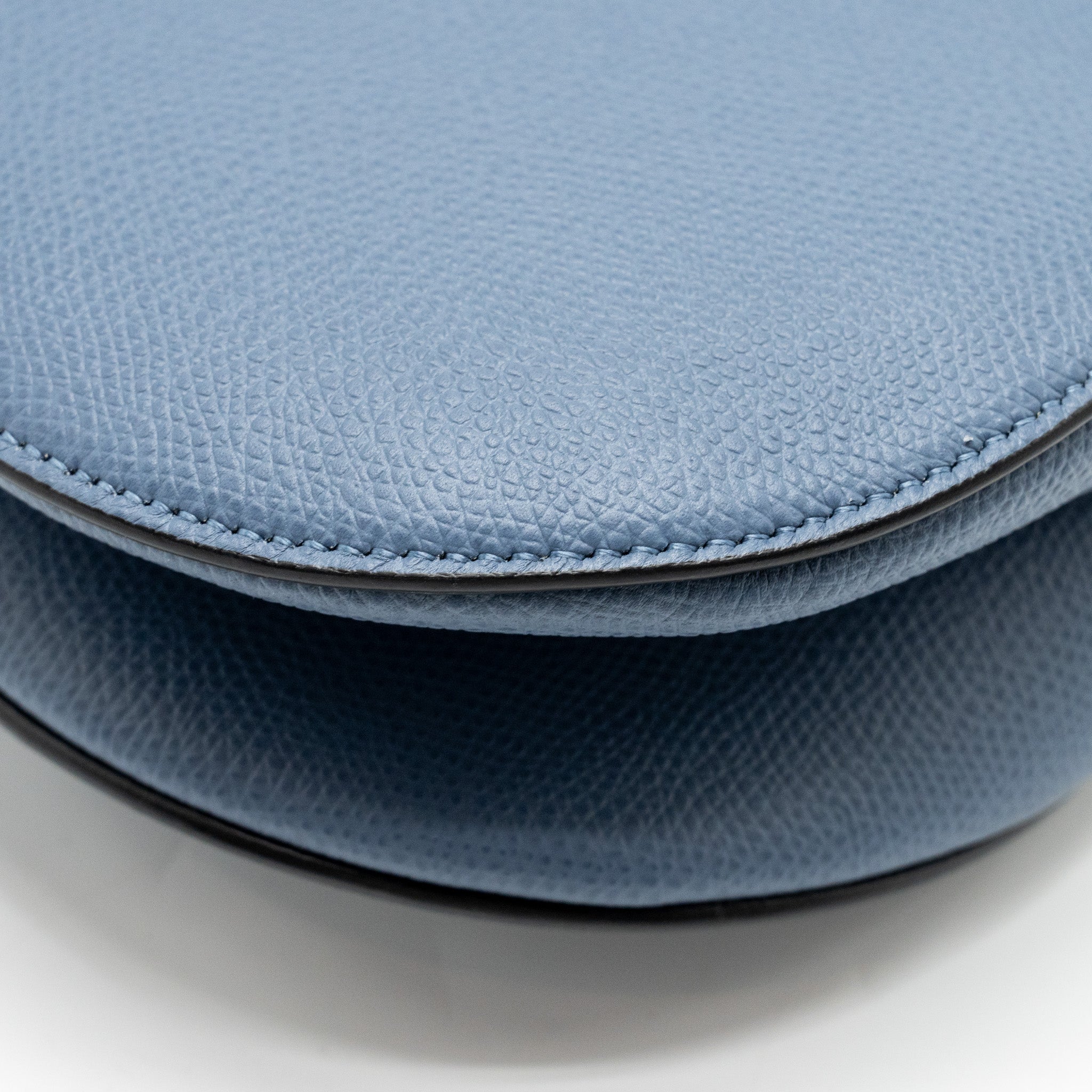 DIOR MEDIUM SADDLE BAG CALFSKIN BLUE GHW