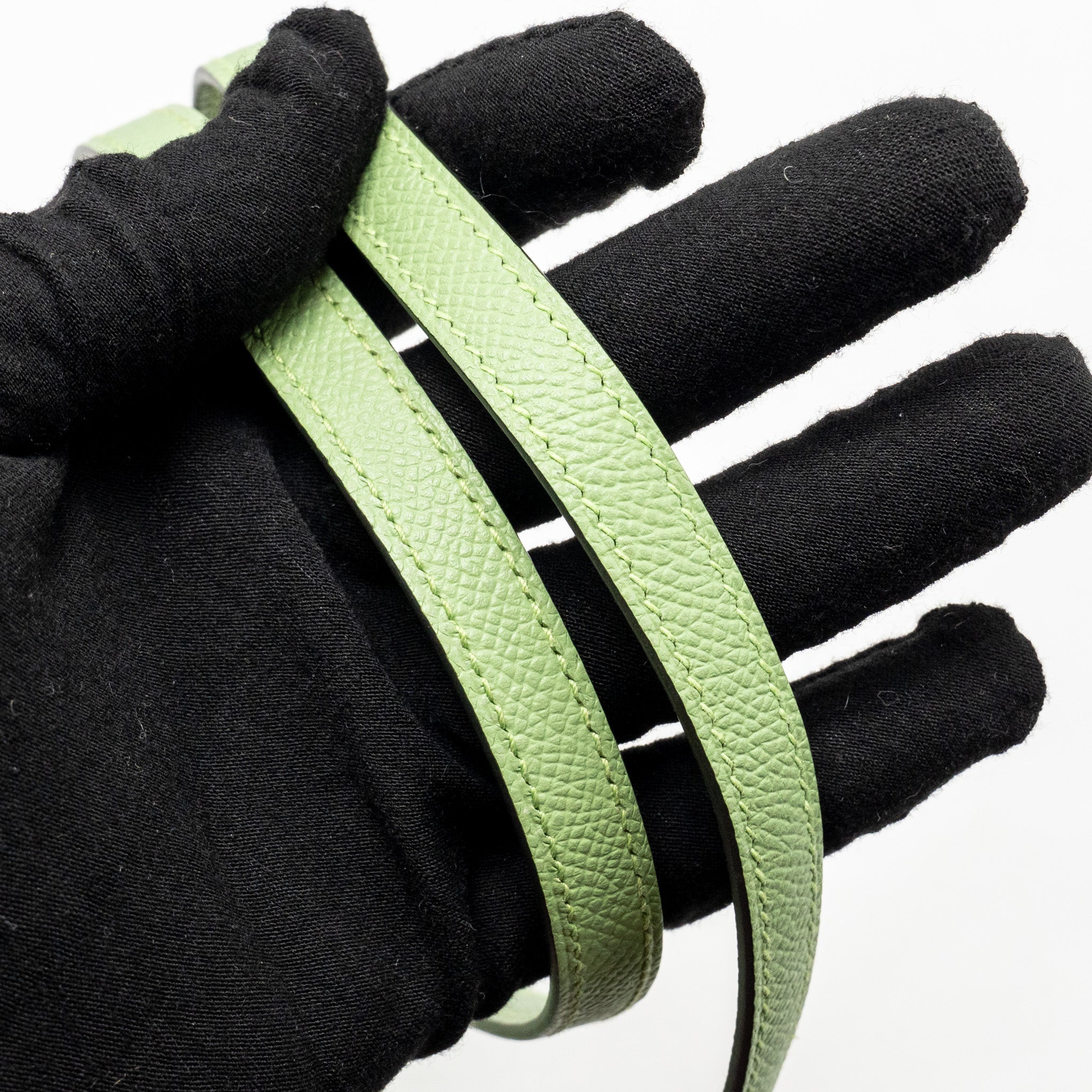 HERMES MINI CONSTANCE EPSOM VERT CRIQUET GHW