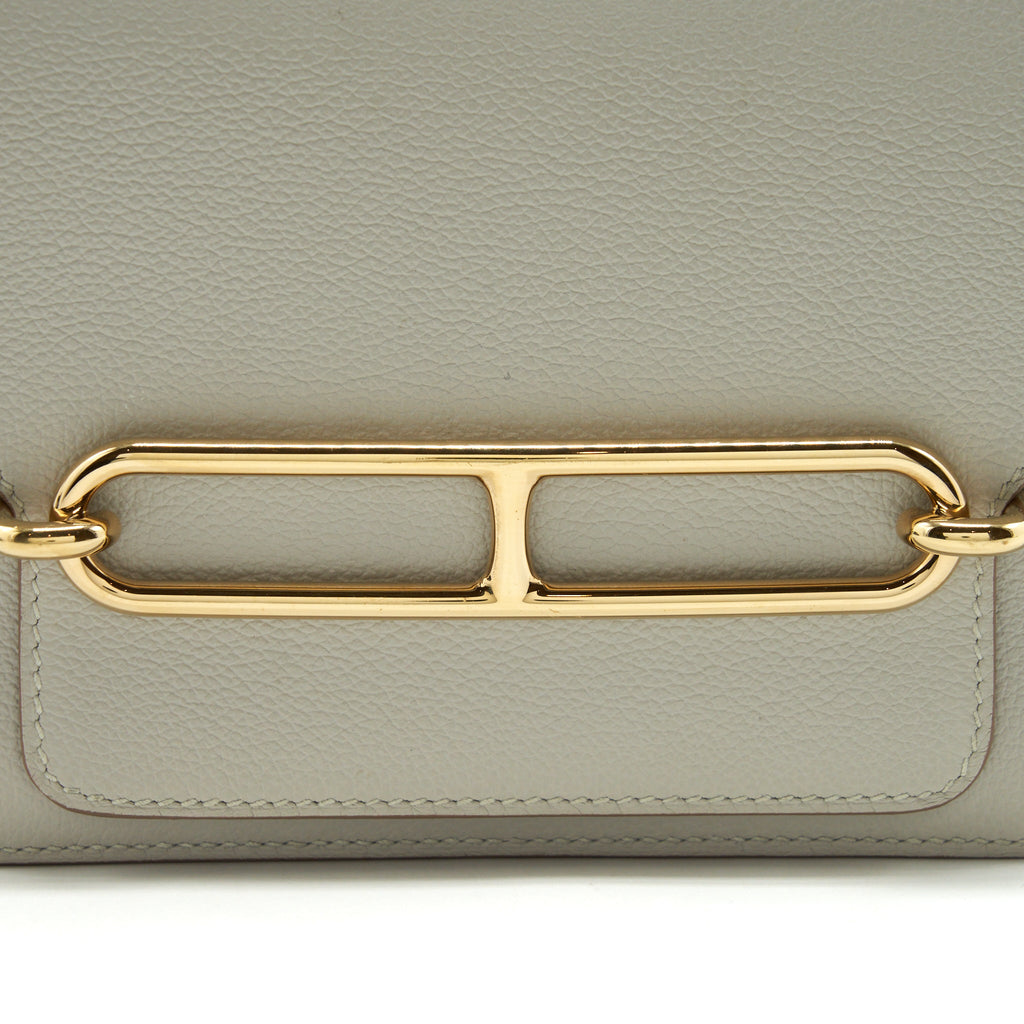 HERMES ROULIS MINI EVERCOLOR GRIS PEARL GHW