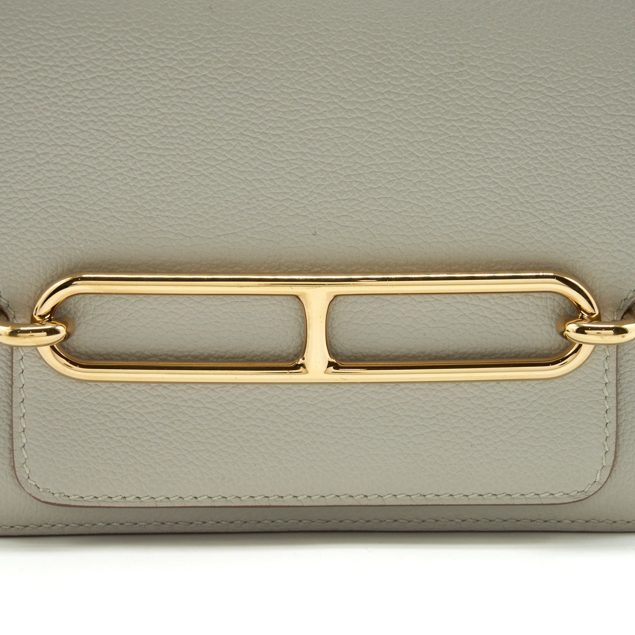HERMES ROULIS MINI EVERCOLOR GRIS PEARL GHW
