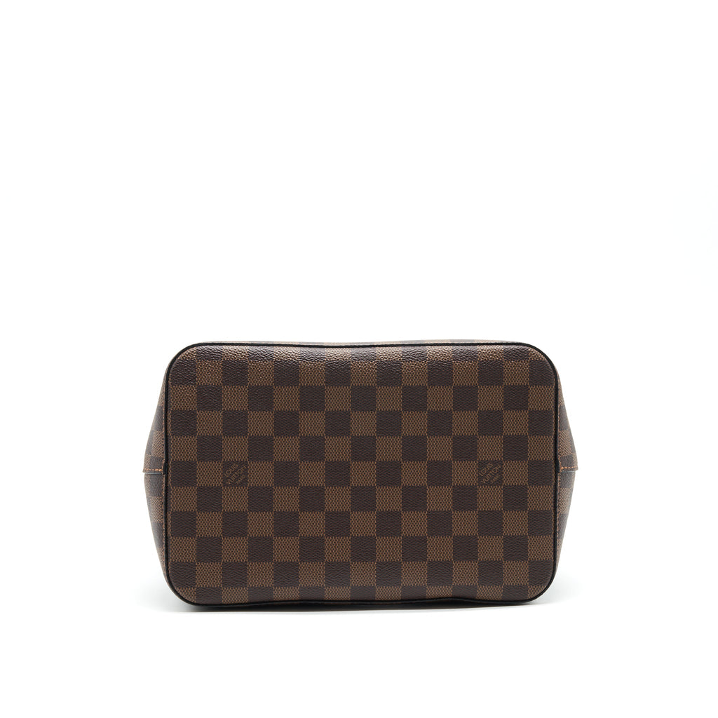 LOUIS VUITTON NEO NOE IN DAMIER EBENE/YELLOW
