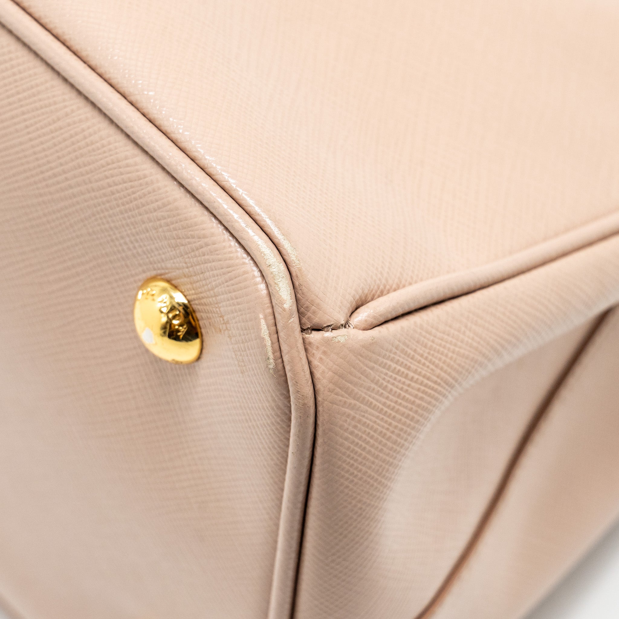 PRADA SAFFIANO TOTE BAG CALFSKIN POWDER PINK GHW