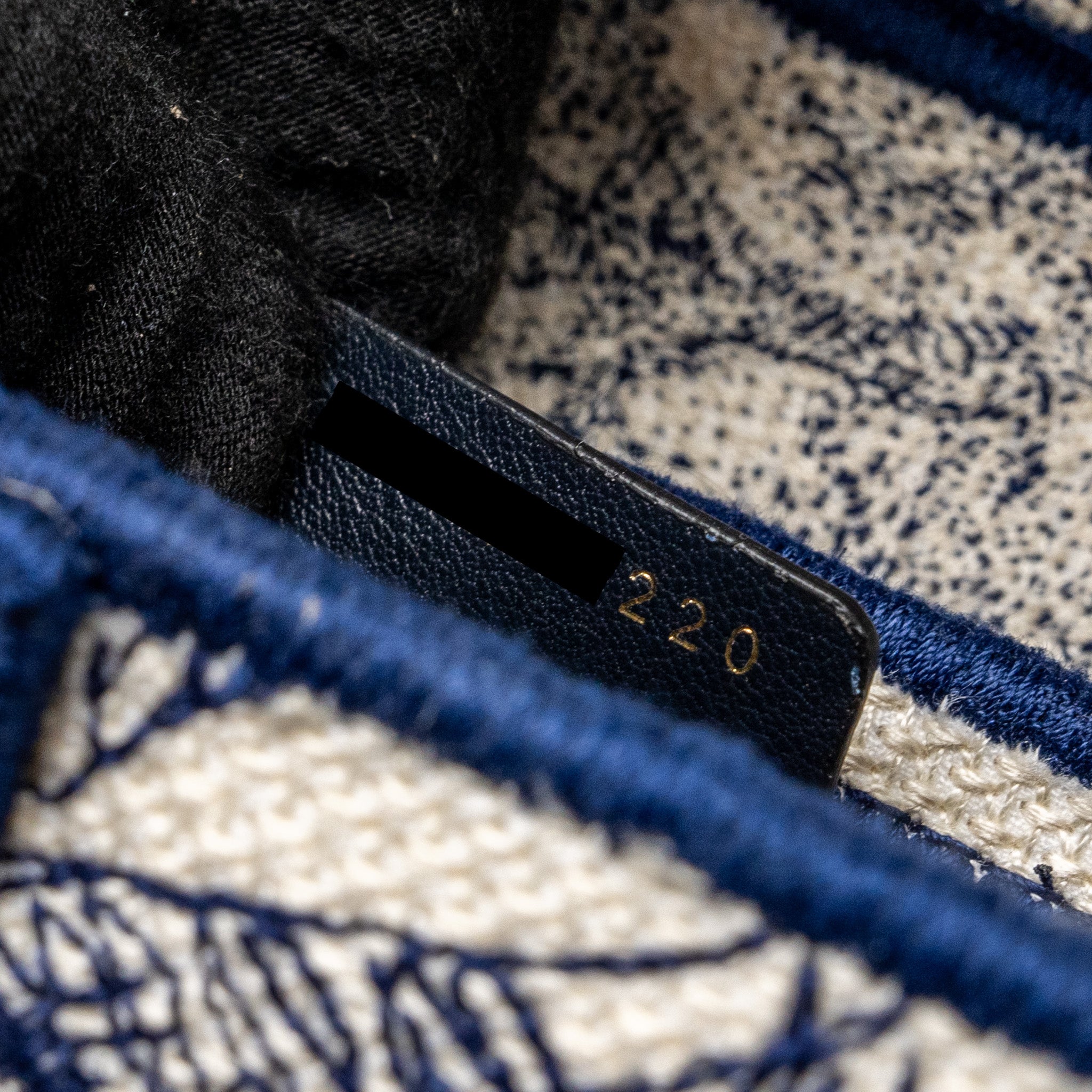 DIOR MEDIUM SADDLE BAG TOILE DE JOUY BLUE GHW
