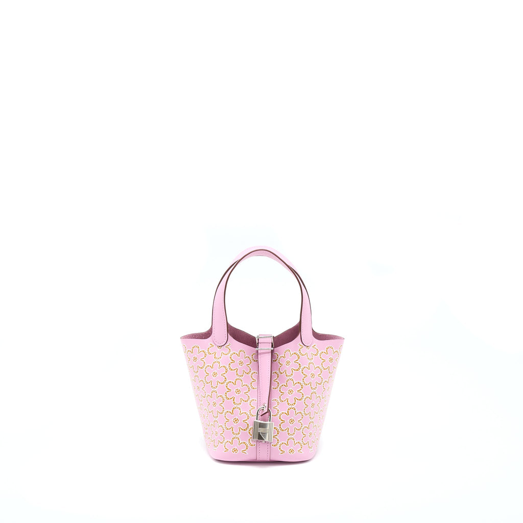 HERMES MICRO PICOTIN 14 LOCK BAG SWIFT MAUVE SYLVESTRE SHW
