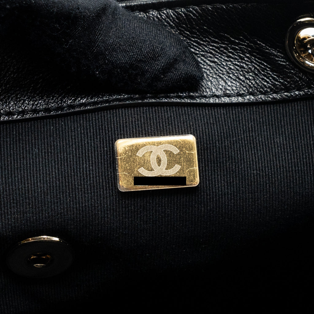 CHANEL 23A TRIPLE PACK BACKPACK CALFSKIN BLACK LGHW (MICROCHIP)