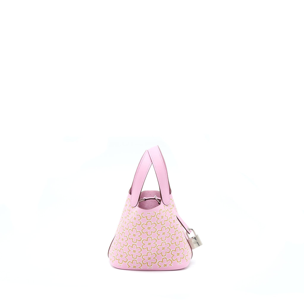 HERMES MICRO PICOTIN 14 LOCK BAG SWIFT MAUVE SYLVESTRE SHW