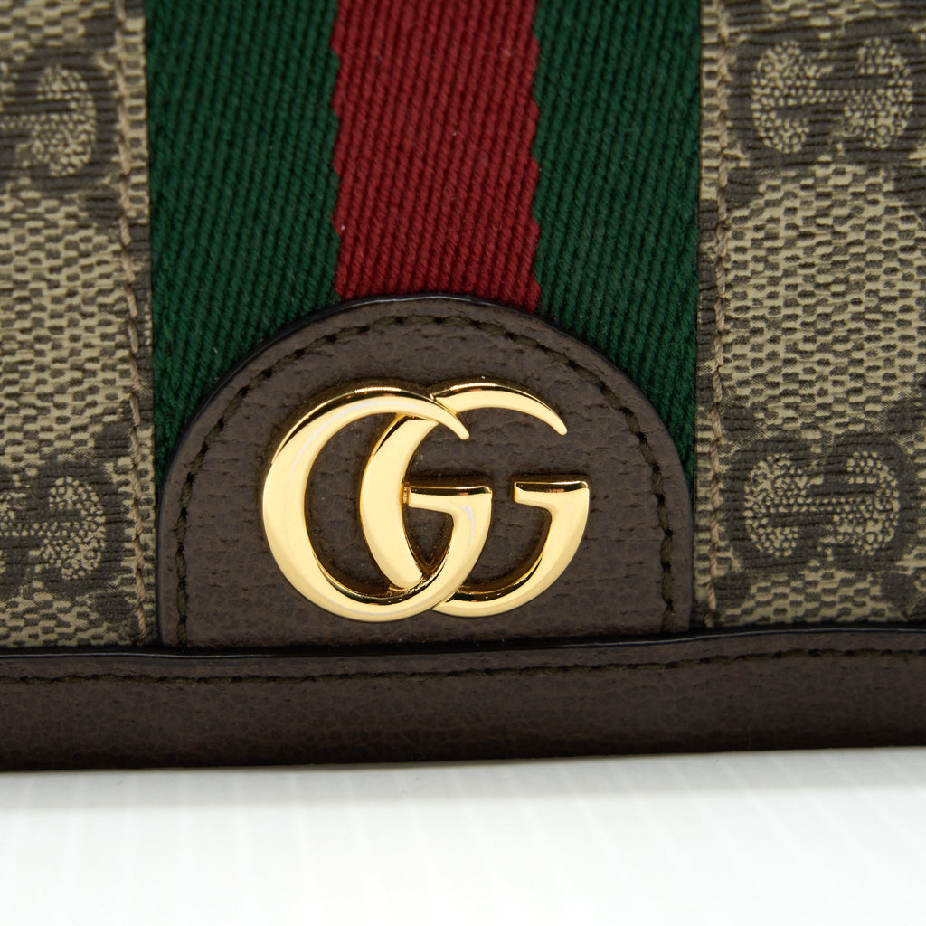 GUCCI GG CANVAS BI FOLD WALLET