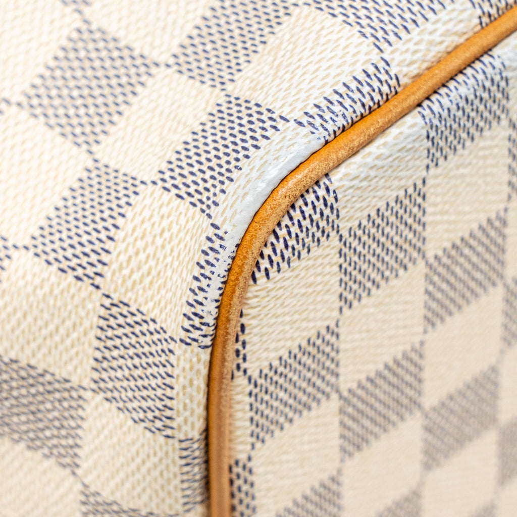 LOUIS VUITTON SALEYA MM DAMIER AZUR CANVAS GHW