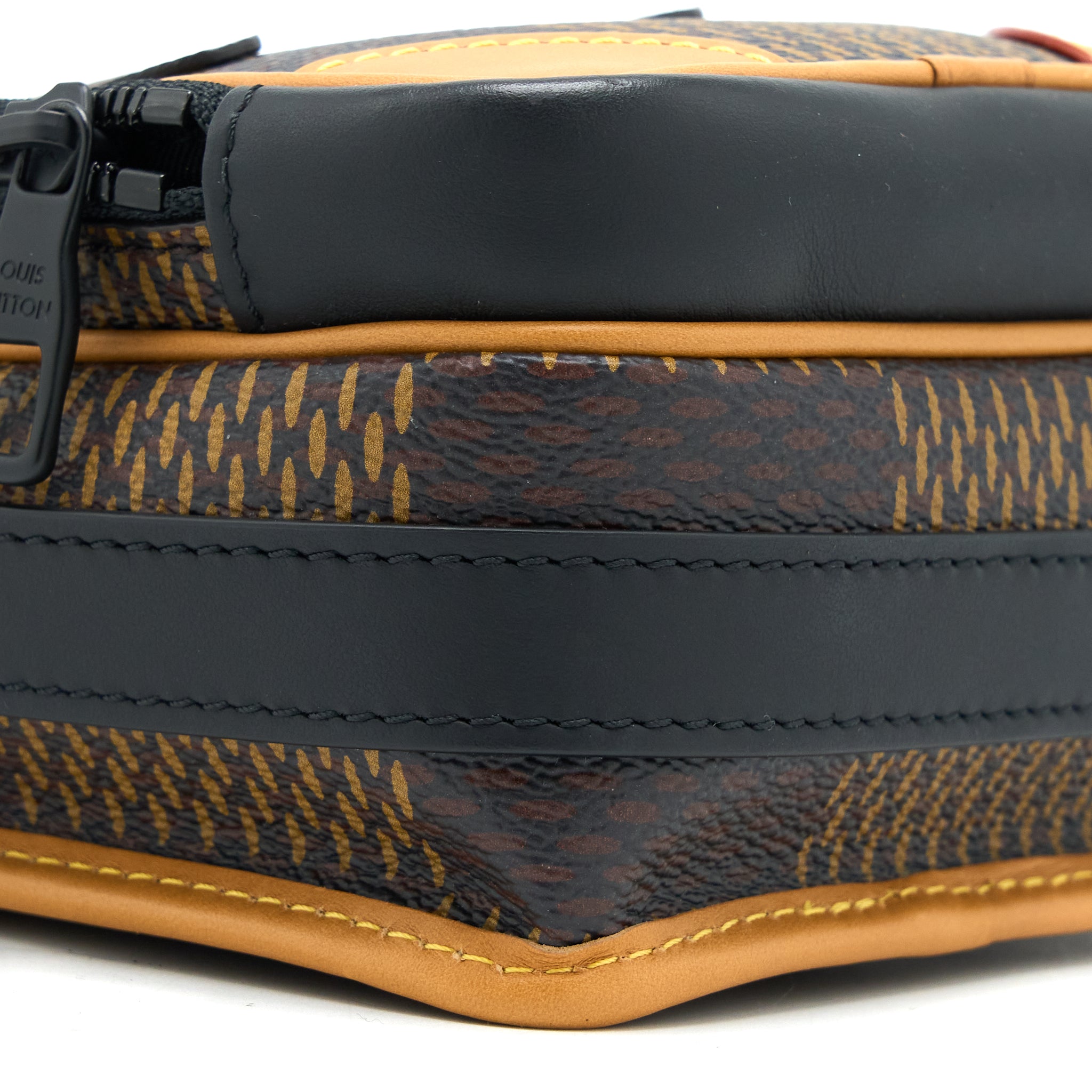 LOUIS VUITTON X NIGO AMAZON SLING BAG MONOGRAM CANVAS BLACK HARDWARE
